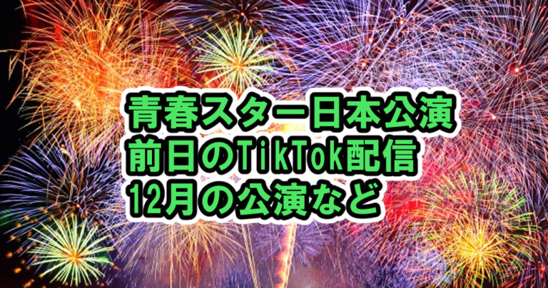 青春スター日本公演！n.SSignは前日にはTikTok配信、12月にも来日とカズタがコメント公表 | まいわ推し事 | KPOP サバ番