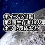 ボイプラ 11話第３回生存者18人,KとG票数やネット反応など[ボーイズプラネット / BOYS PLANET]