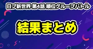 日プ新世界 第4話 順位グループバトル結果まとめ！投票ベネフィットなど