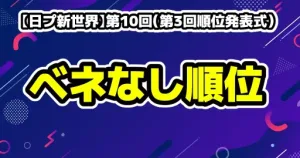 日プ新世界グループバトル速報!推しカメラいいね数ランキング&注目の覚醒メンバー徹底解説 16 【日プ新世界】第10回(第3回順位発表式)ベネなし順位感想!投票数から見るデビューCD売上予測とファイナルの展望