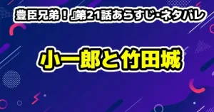 平野紫耀 NHK朝ドラ候補に!しかし難しい3つの理由 15 『豊臣兄弟!』第21話あらすじ・ネタバレ:小一郎覚醒の竹田城と黒田官兵衛の秘策